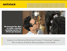 Tablet Screenshot of animaxent.com